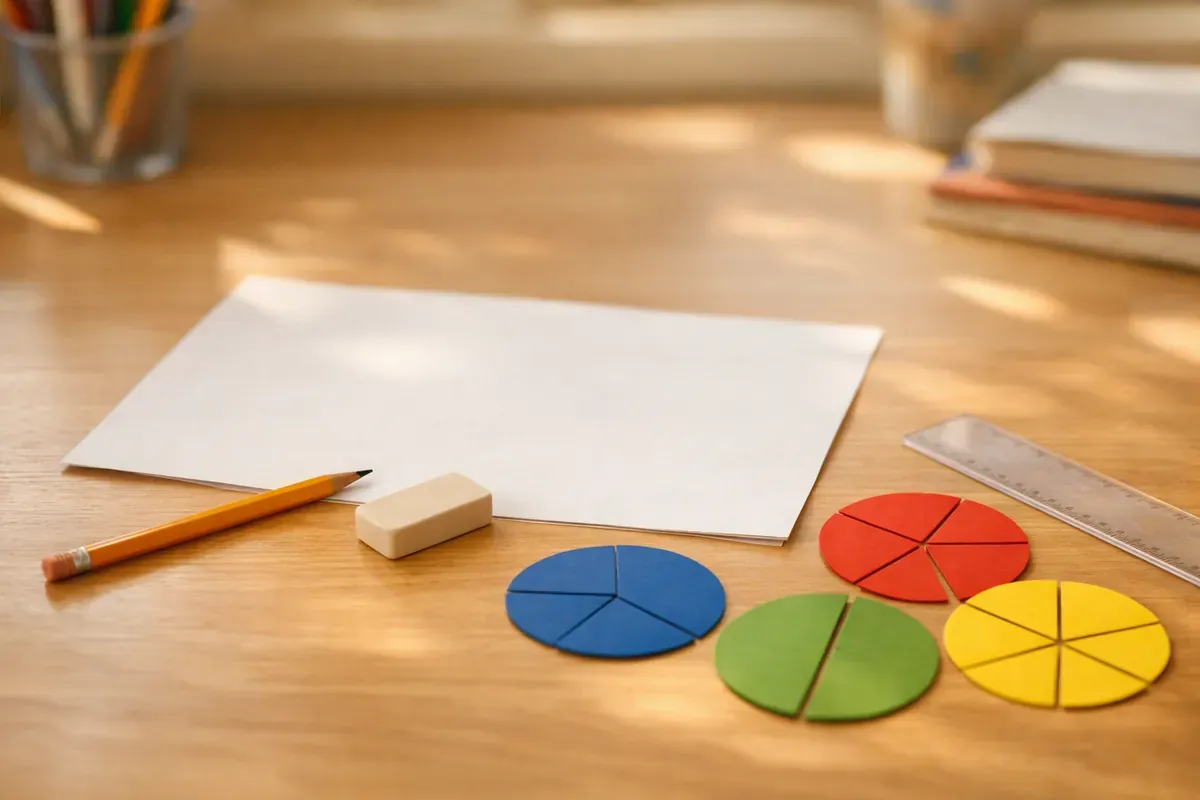 Évaluation fraction CM1 et CM2 : contrôles corrigés et barème